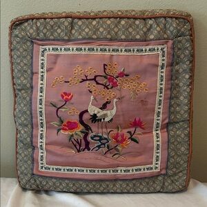 Handcrafted Vintage Chinese Pillow
